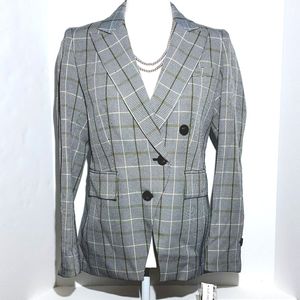 BAR lll Women's Blazer Black/Saffron Multi